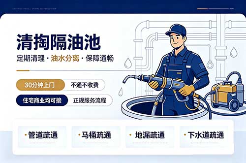 泸州清掏隔油池